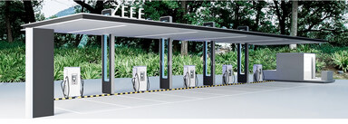 充电桩SU模型下载-1