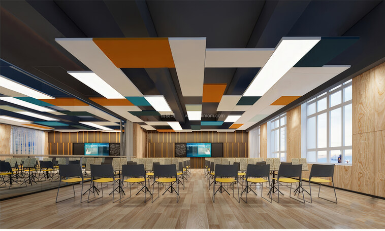 兴趣班教室_音乐教室SU模型下载-1