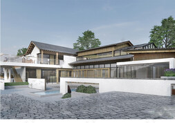 别墅_自建房SU模型下载-1