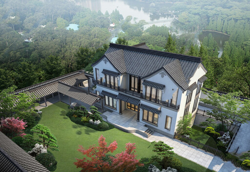 别墅_自建房SU模型下载-1