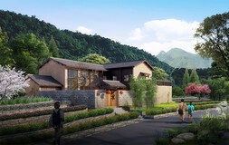 别墅_自建房SU模型下载-1