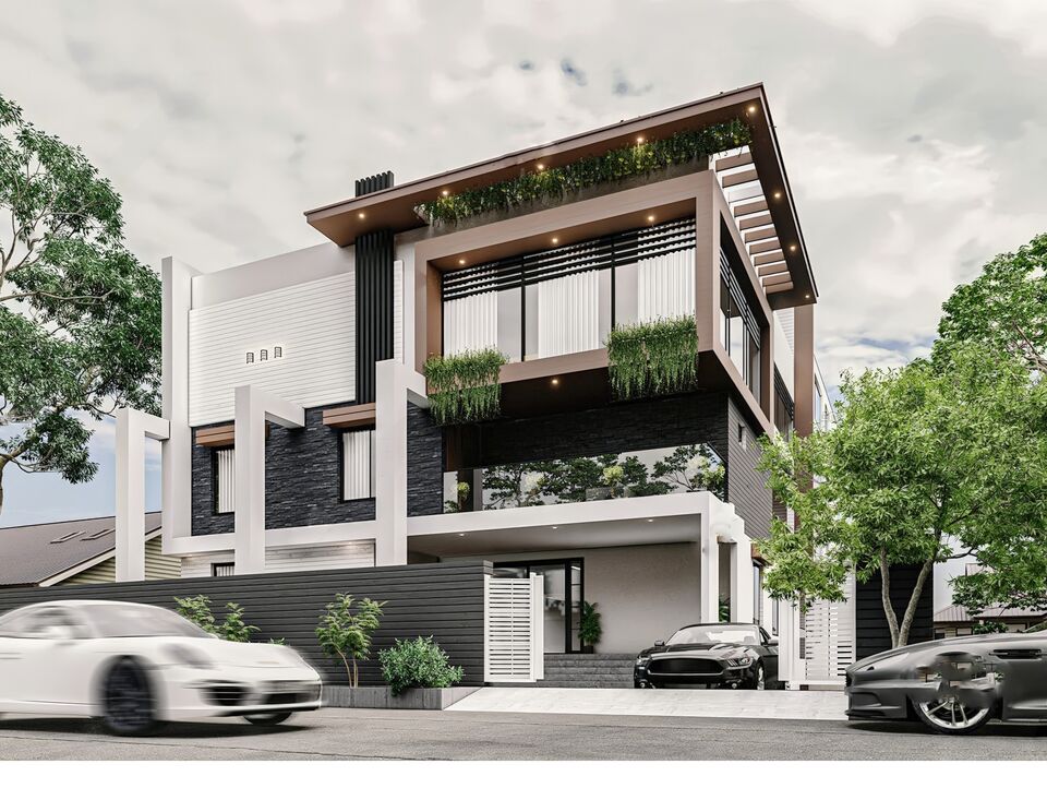 别墅_自建房SU模型下载-1