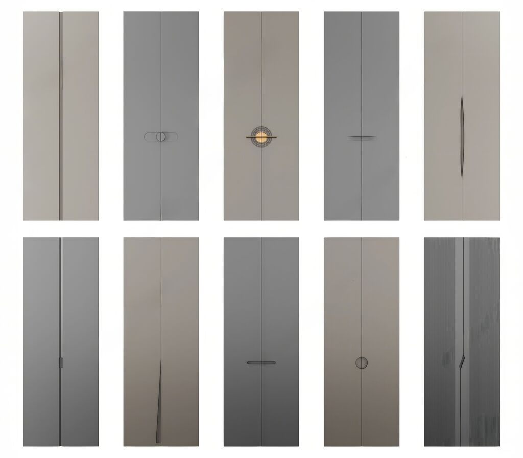 柜门_门板SU模型下载-1