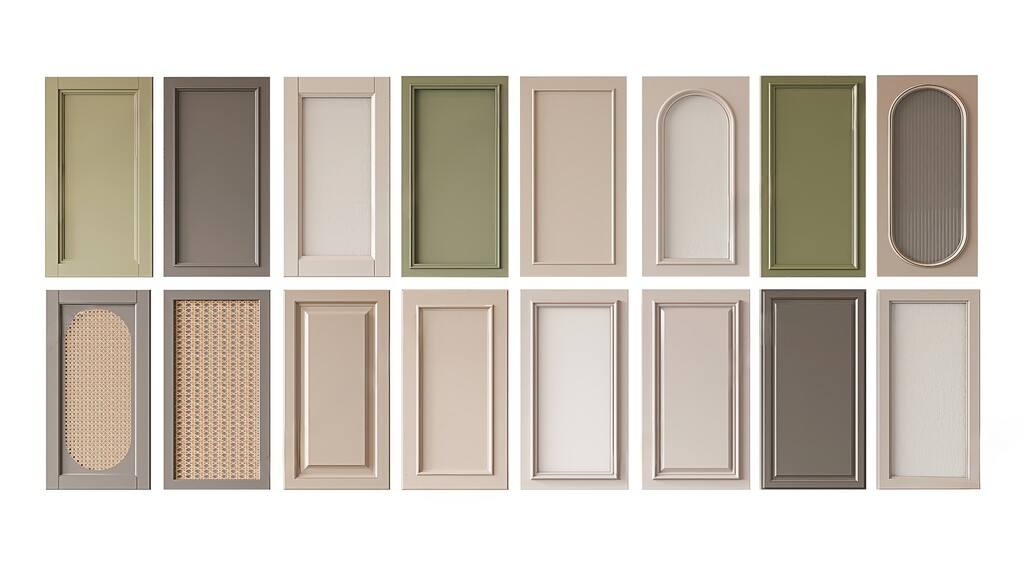 柜门_门板SU模型下载-1