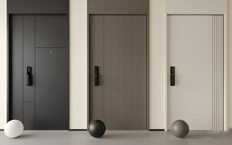 入户门SU模型下载-1