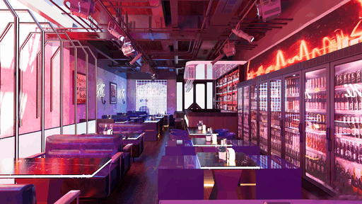 酒吧_音乐餐厅SU模型下载-2