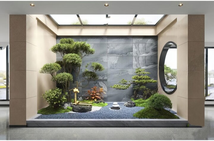 陶罐石磨老物件su模型下载-1