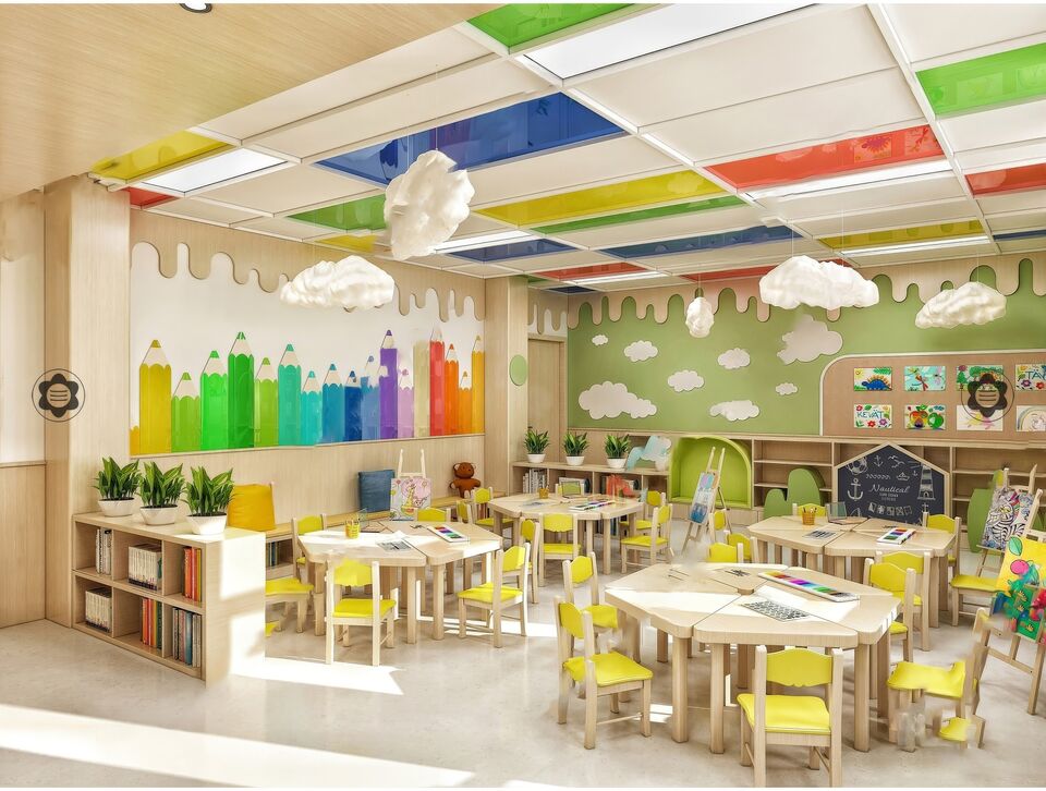 教室_培训班_兴趣班SU模型下载-1