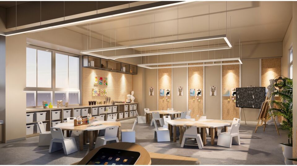 教室_培训班_兴趣班SU模型下载-1