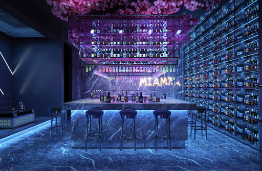 现代风格酒吧SU模型下载-1