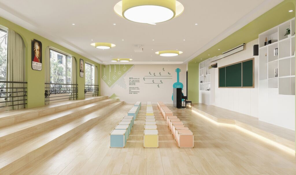 教室_培训班_兴趣班SU模型下载-1