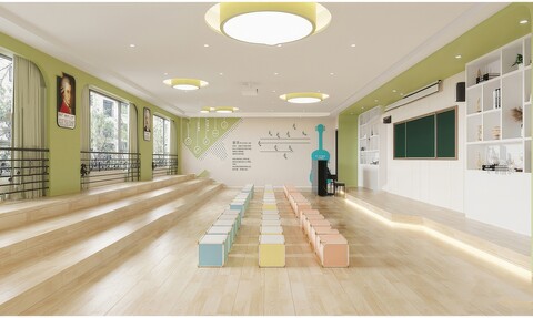 教室_培训班_兴趣班SU模型下载-1