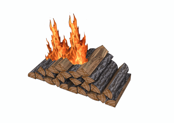 杉木桩_木方_SU模型-1