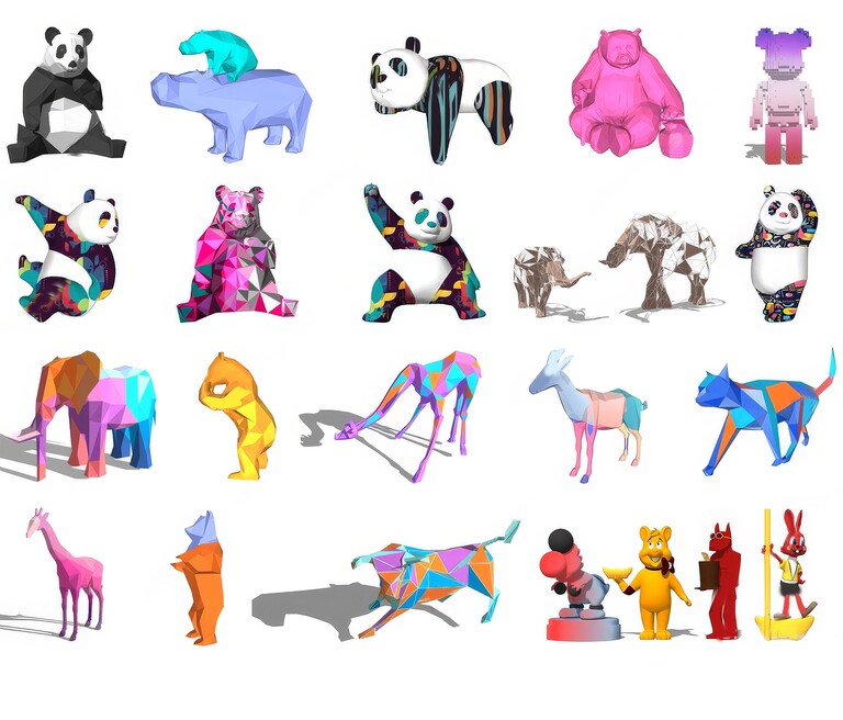 动物_宠物_家禽SU模型下载-1