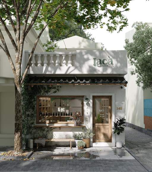 店铺门面_门头SU模型下载-1