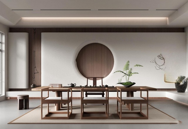 茶室SU模型下载-1
