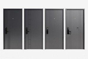 入户门_防盗门SU模型下载-1