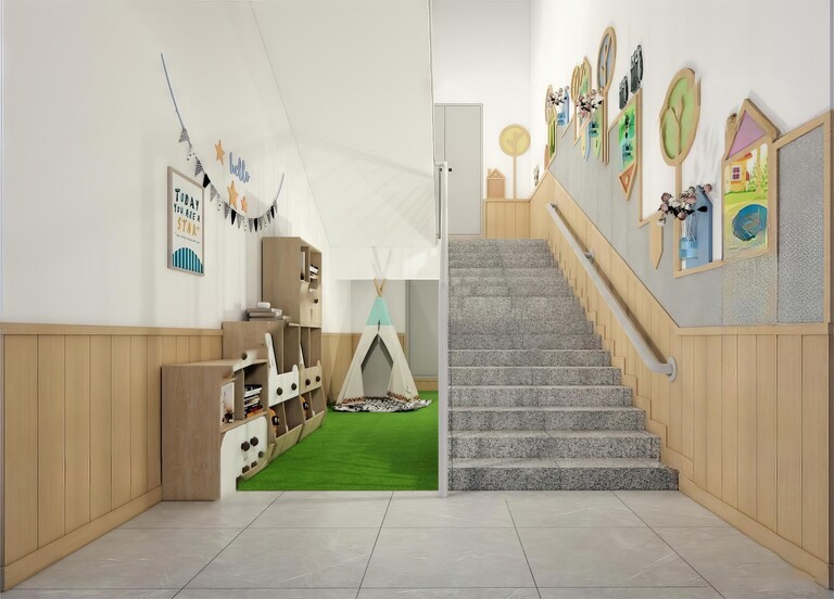 楼梯间SU模型下载-1