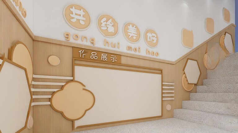 楼梯间SU模型下载-1