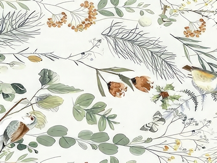 动植物壁纸_墙纸无缝贴图下载-1