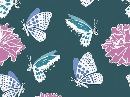 动植物壁纸_墙纸无缝贴图下载-1