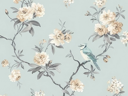 动植物壁纸_墙纸无缝贴图下载-1