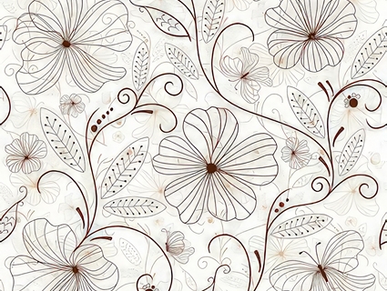 动植物壁纸_墙纸无缝贴图下载-1