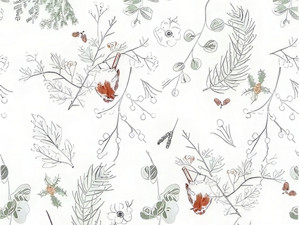 动植物壁纸_墙纸无缝贴图下载-1