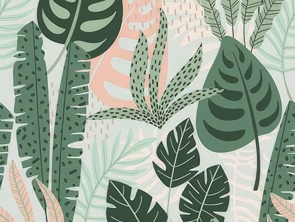 动植物壁纸_墙纸无缝贴图下载-1