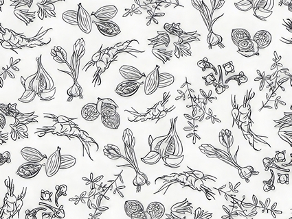 动植物壁纸_墙纸无缝贴图下载-1