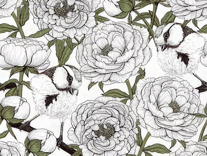 动植物壁纸_墙纸无缝贴图下载-1