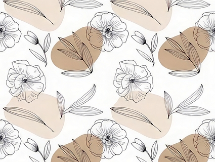 动植物壁纸_墙纸无缝贴图下载-1