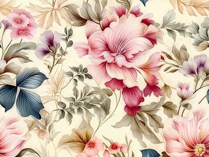 动植物壁纸_墙纸无缝贴图下载-1