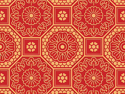 花纹壁纸_墙纸_墙布无缝贴图下载-1