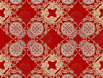 花纹壁纸_墙纸_墙布无缝贴图下载-1