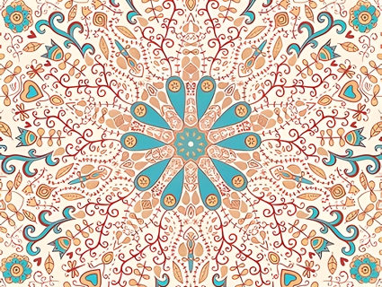 花纹壁纸_墙纸_墙布无缝贴图下载-1