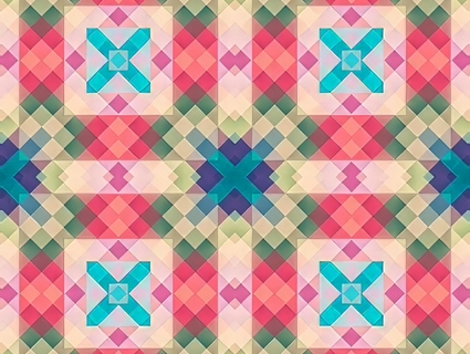 格子壁布_墙纸_墙布无缝贴图下载-1