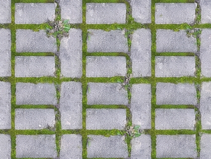 植草砖无缝贴图下载-1