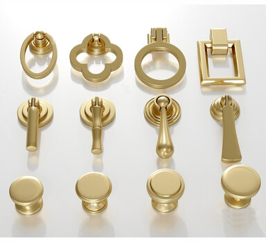 门锁_门把手_指纹锁_拉手SU模型下载-1