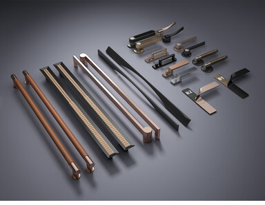 门锁_门把手_指纹锁_拉手SU模型下载-1