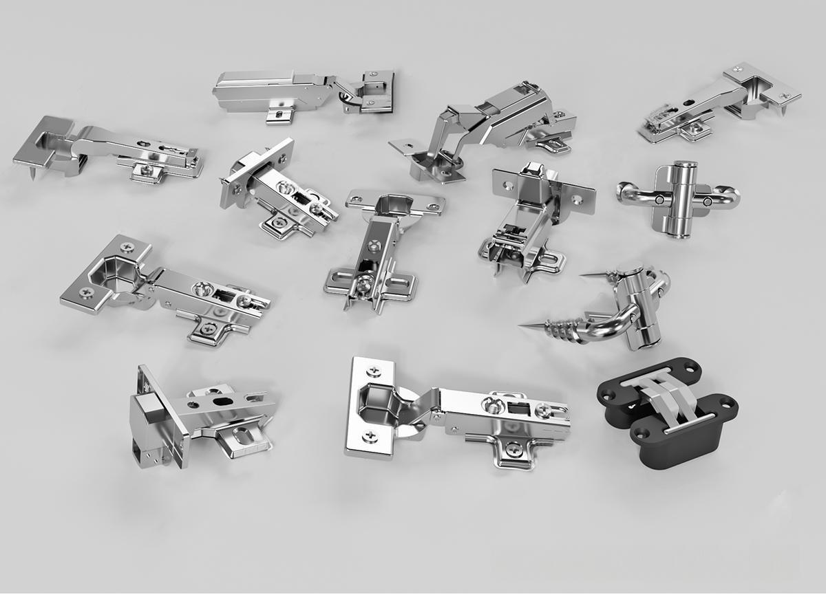 五金合页SU模型下载-1