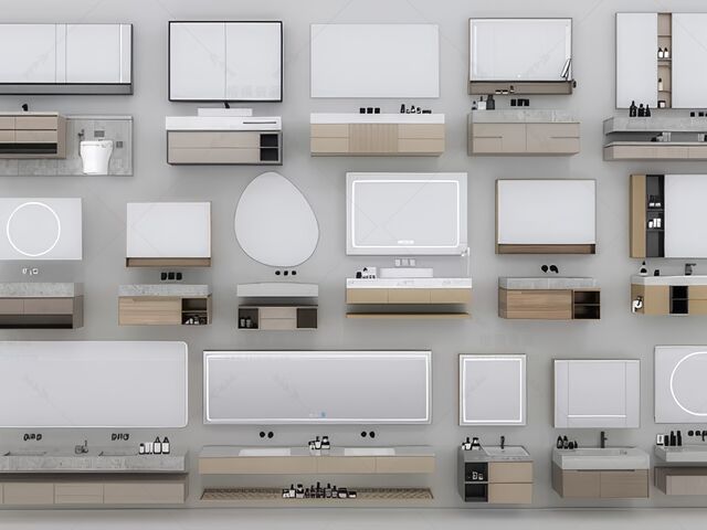 浴室柜SU模型下载-1