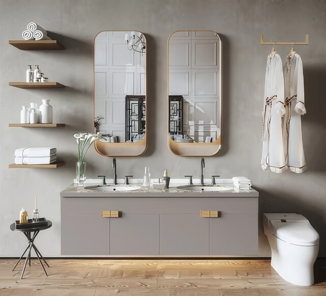 浴室柜SU模型下载-1