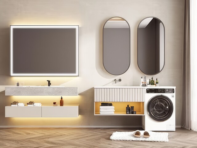 浴室柜SU模型下载-1