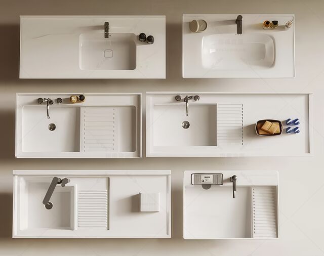 浴室柜SU模型下载-1