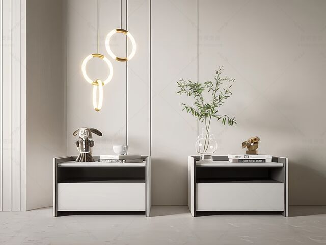 床头柜SU模型下载-1