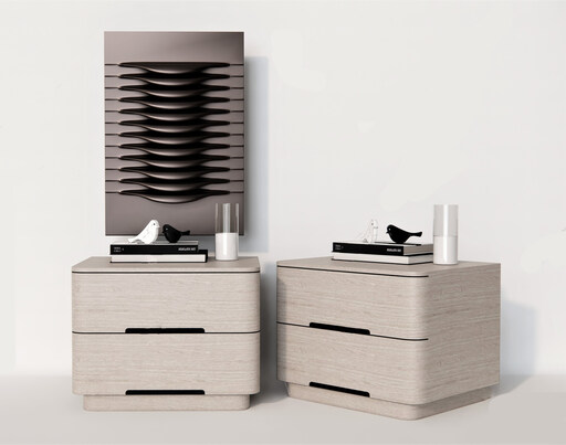 床头柜SU模型下载-1