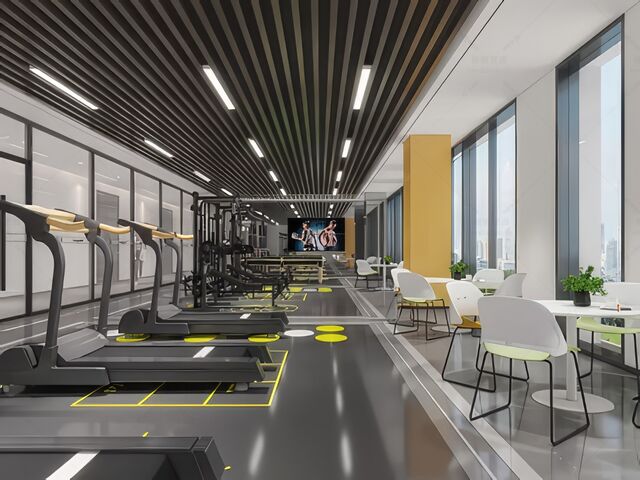 健身房SU模型下载-1