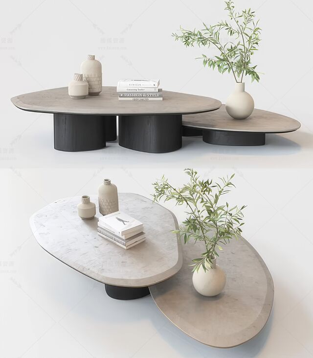 茶几SU模型下载-1