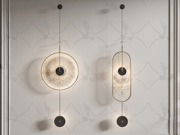 轻奢壁灯SU模型-1